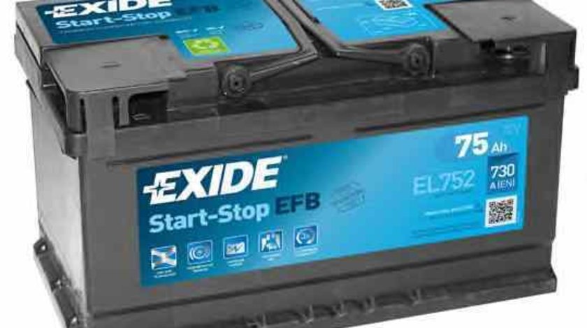 baterie acumulator FORD TRANSIT CUSTOM bus EXIDE EL752
