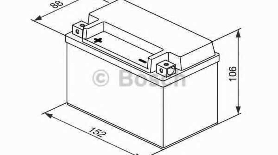 baterie acumulator HONDA MOTORCYCLES VT BOSCH 0 092 M60 100