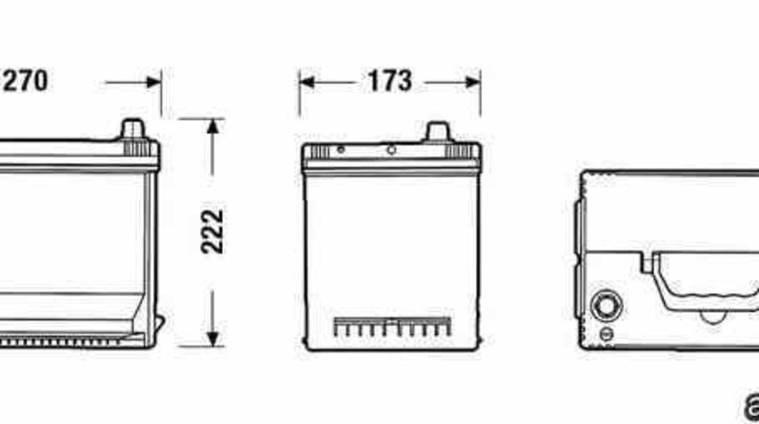 baterie acumulator TOYOTA LAND CRUISER 80 J8 Producator EXIDE EA754