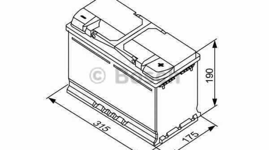 baterie acumulator VW TRANSPORTER IV bus 70XB 70XC 7DB 7DW BOSCH 0 092 S40 110