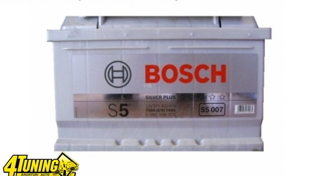 Baterie Auto Bosch 74Ah