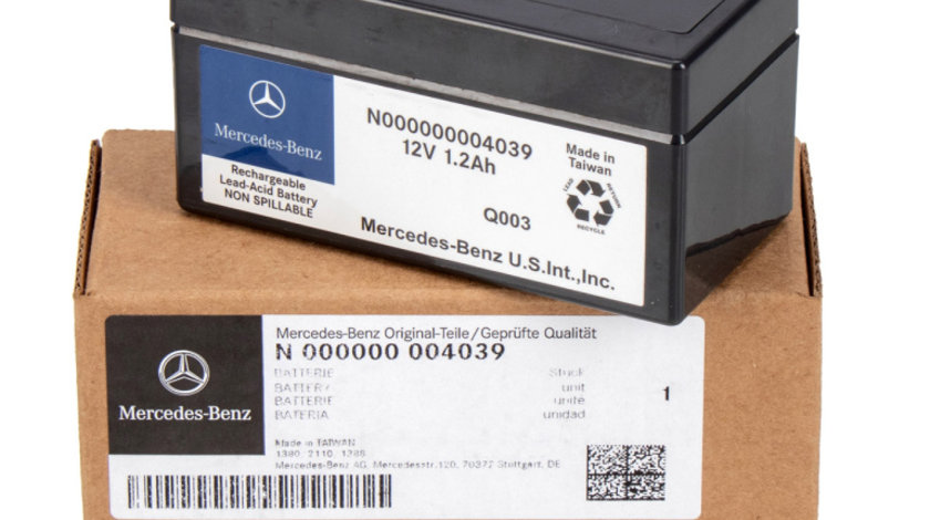 Baterie Auxiliara Oe Mercedes-Benz AGM 1.2Ah 12V N000000004039