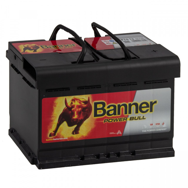 Baterie Banner Power Bull 74Ah 680A 12V 013574120101