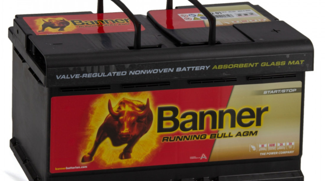 Baterie Banner Running Bull AGM 92Ah 850A 12V 016592010101