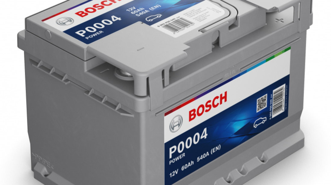 Baterie Bosch Power P0004 60Ah 540A 12V 0 092 P00 040