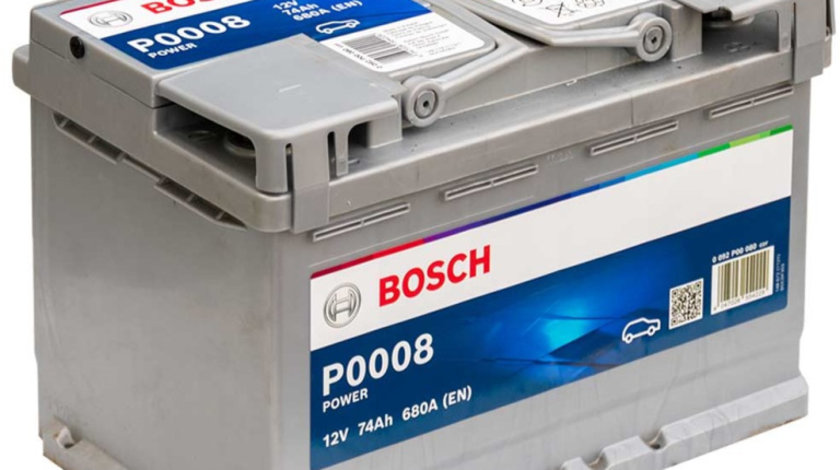 Baterie Bosch Power P0008 74Ah 680A 12V 0 092 P00 080