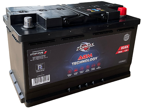 Baterie Carmax 80Ah 760A 12V 53356