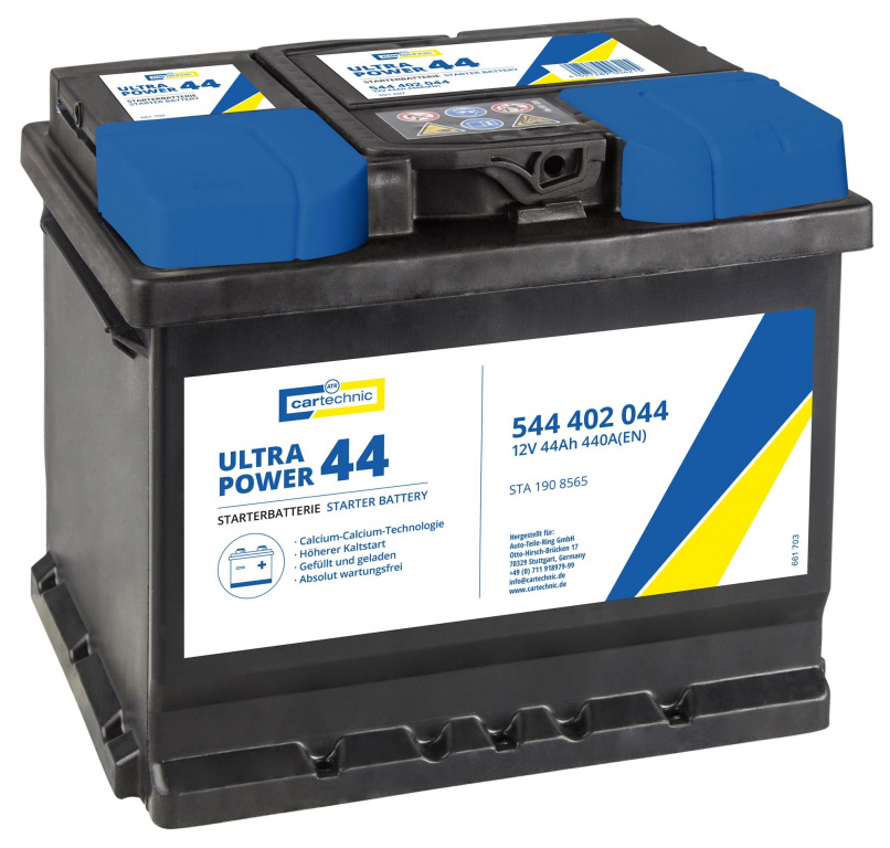 Baterie Cartechnic Ultra Power 40Ah 440A 12V CART544402044