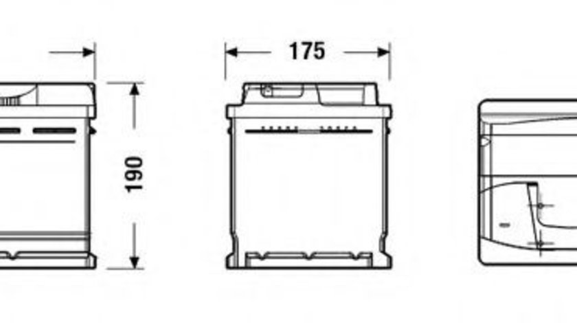 Baterie de pornire ALFA ROMEO 166 (936) (1998 - 2007) EXIDE EB740 piesa NOUA