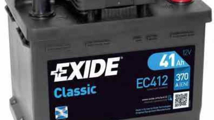 Baterie de pornire AUDI 80 (8C, B4) Producator EXIDE EC412