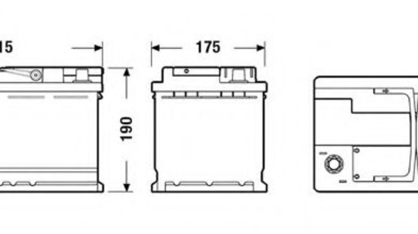 Baterie de pornire AUDI A3 Sportback (8PA) (2004 - 2013) EXIDE EK800 piesa NOUA