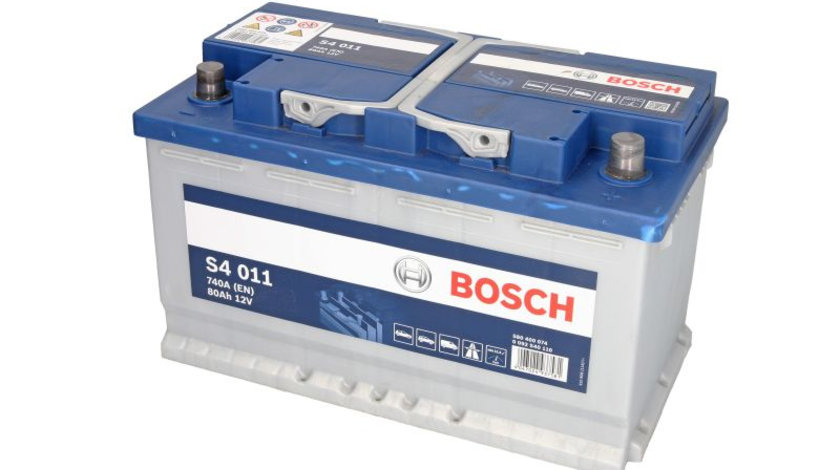Baterie de pornire AUDI A4 (8EC, B7) (2004 - 2008) BOSCH 0 092 S40 110 piesa NOUA