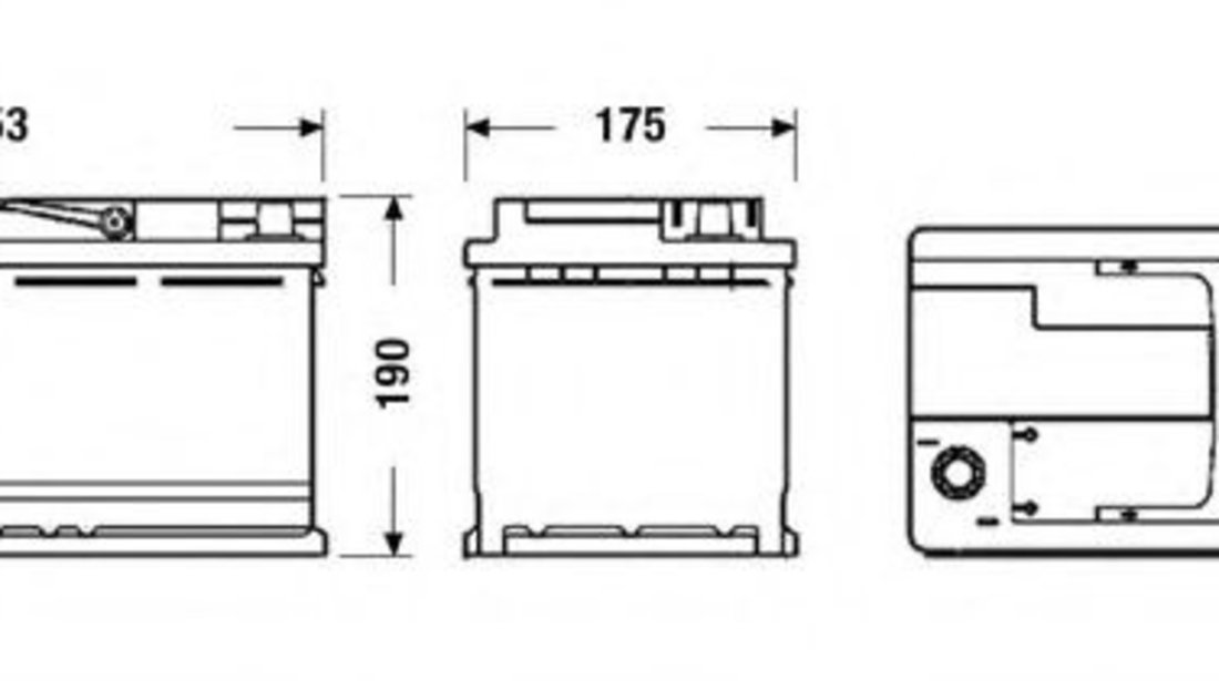 Baterie de pornire AUDI A4 (8EC, B7) (2004 - 2008) EXIDE EK950 piesa NOUA