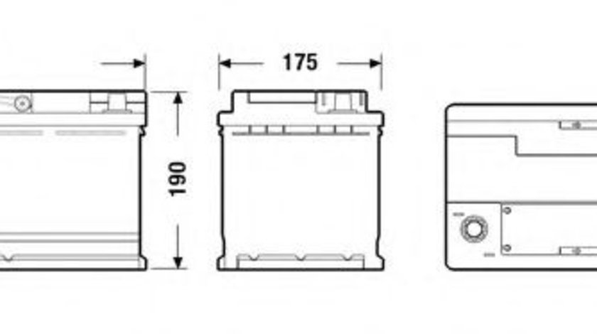 Baterie de pornire AUDI A4 (8K2, B8) (2007 - 2015) EXIDE EK1050 piesa NOUA