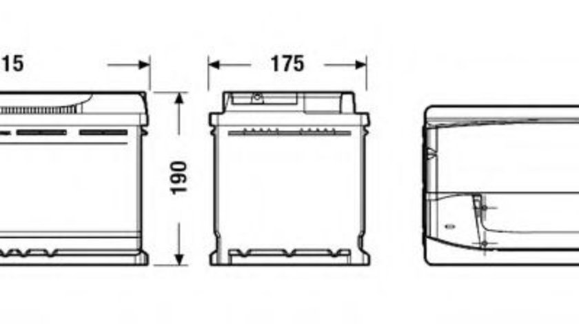 Baterie de pornire AUDI Q7 (4L) (2006 - 2015) EXIDE EA900 piesa NOUA