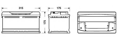 Baterie de pornire BMW Seria 3 Compact (E36) (1994 - 2000) EXIDE EB802 piesa NOUA