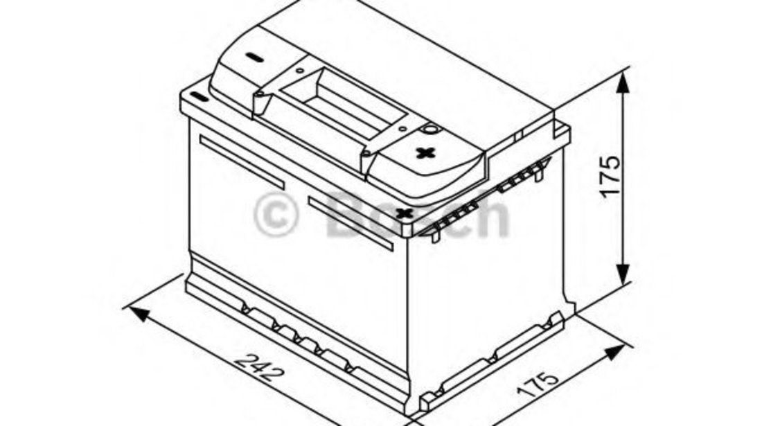 Baterie de pornire BMW Seria 3 Cupe (E36) (1992 - 1999) BOSCH 0 092 S30 041 piesa NOUA