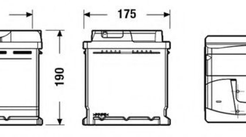 Baterie de pornire CITROEN C4 Cupe (LA) (2004 - 2011) EXIDE EB620 piesa NOUA