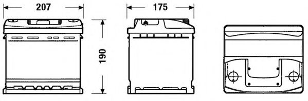 Baterie de pornire FIAT BRAVO I (182) (1995 - 2001) EXIDE EC440 piesa NOUA