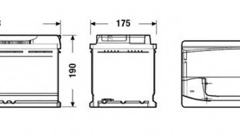 Baterie de pornire FIAT DUCATO caroserie (230L) (1994 - 2002) EXIDE _EA1000 piesa NOUA