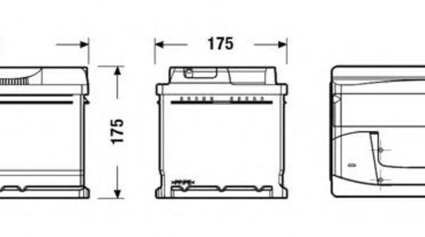 Baterie de pornire FIAT FIORINO (127) (1977 - 1987) EXIDE _EB712 piesa NOUA