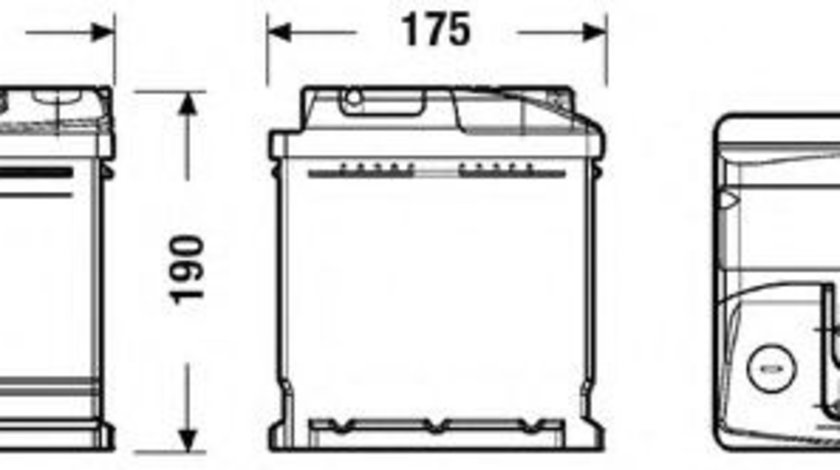 Baterie de pornire FIAT SCUDO (272, 270) (2007 - 2016) EXIDE EC700 piesa NOUA