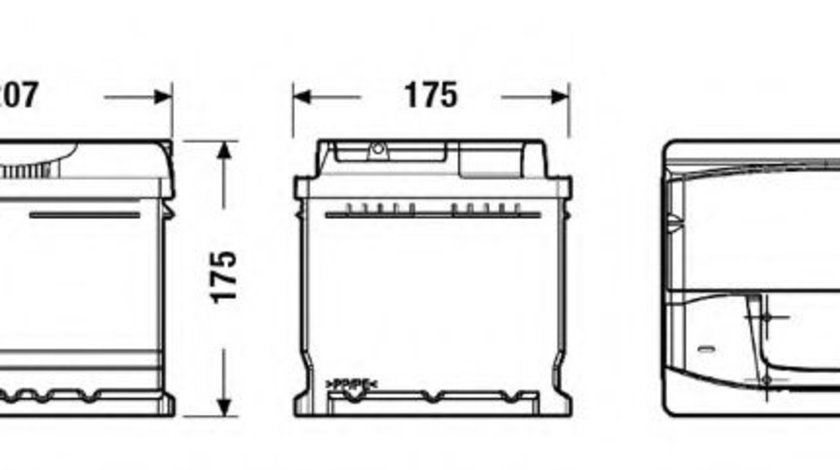 Baterie de pornire FORD FIESTA IV (JA, JB) (1995 - 2002) EXIDE _EA472 piesa NOUA