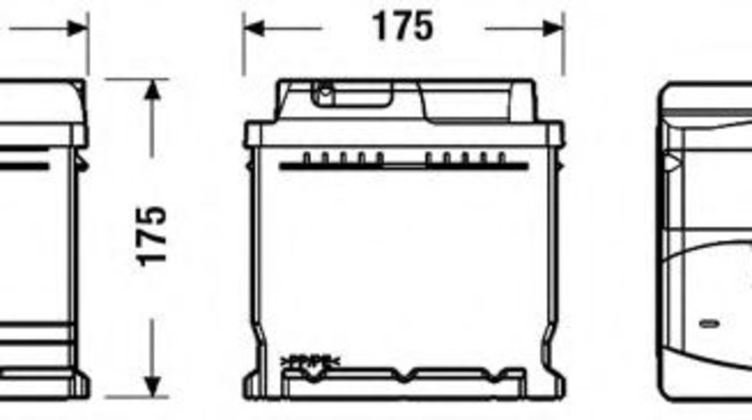 Baterie de pornire FORD KA (RB) (1996 - 2008) EXIDE EB442 piesa NOUA