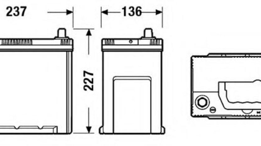 Baterie de pornire HONDA ACCORD VII (CL) (2003 - 2008) EXIDE EA456 piesa NOUA