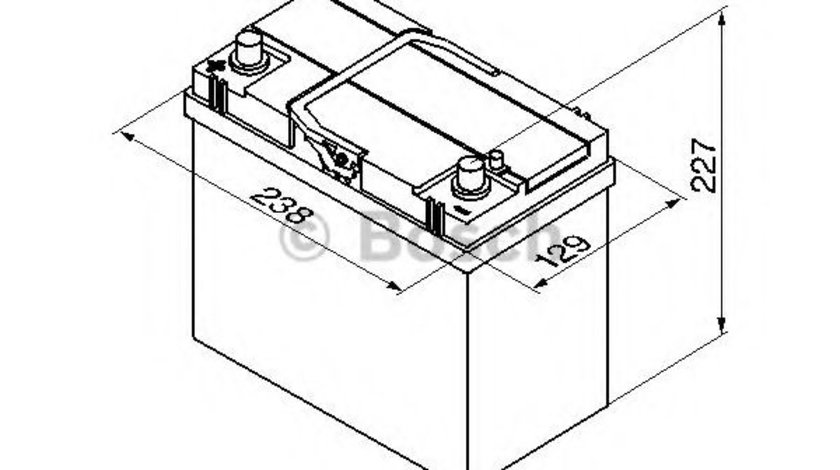 Baterie de pornire HONDA CIVIC VI Limuzina (EJ, EK) (1995 - 2001) BOSCH 0 092 S40 230 piesa NOUA