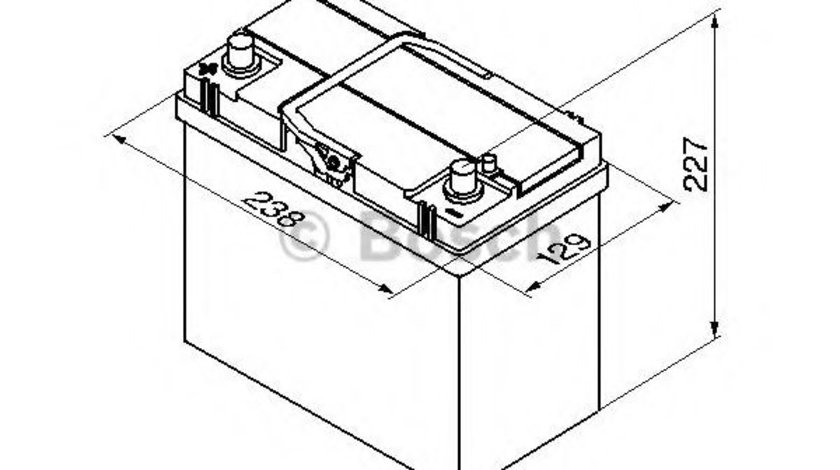 Baterie de pornire HONDA CIVIC VIII Limuzina (FD, FA) (2005 - 2012) BOSCH 0 092 S40 220 piesa NOUA