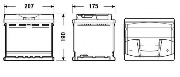 Baterie de pornire HONDA CR-V III (RE) (2006 - 2012) EXIDE EB500 piesa NOUA