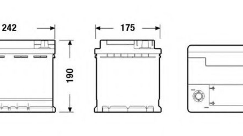 Baterie de pornire KIA CEED SW (ED) (2007 - 2012) EXIDE EK600 piesa NOUA