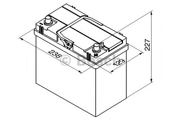 Baterie de pornire KIA OPTIMA (2010 - 2015) BOSCH 0 092 S40 210 piesa NOUA