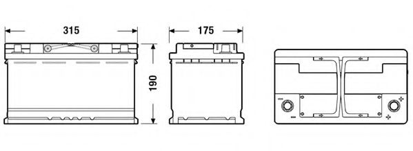 Baterie de pornire MINI MINI Cupe (R58) (2011 - 2016) EXIDE EK800 piesa NOUA