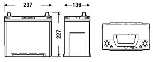 Baterie de pornire SUZUKI SWIFT II Hatchback (EA, MA) (1989 - 2005) EXIDE _EA456 piesa NOUA