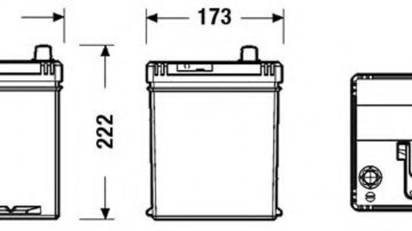 Baterie de pornire TOYOTA COROLLA (CDE12, ZZE12, NDE12, ZDE12) (2001 - 2007) EXIDE EB604 piesa NOUA