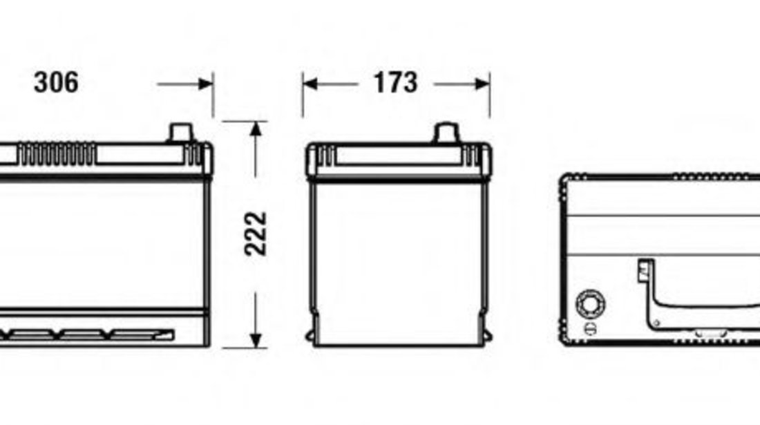 Baterie de pornire TOYOTA COROLLA (CDE12, ZZE12, NDE12, ZDE12) (2001 - 2007) EXIDE _EB954 piesa NOUA