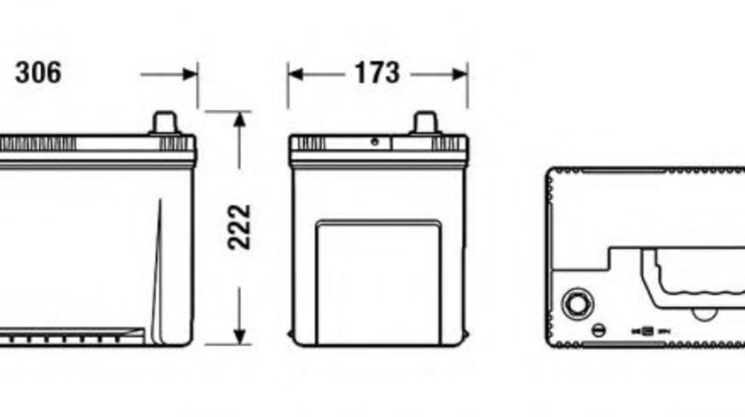 Baterie de pornire TOYOTA LAND CRUISER (LJ12, KZJ12, TRJ12, KDJ12, GRJ12) (2002 - 2009) EXIDE EA954 piesa NOUA