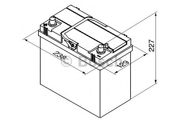 Baterie de pornire TOYOTA YARIS (P1) (1999 - 2005) BOSCH 0 092 S40 220 piesa NOUA