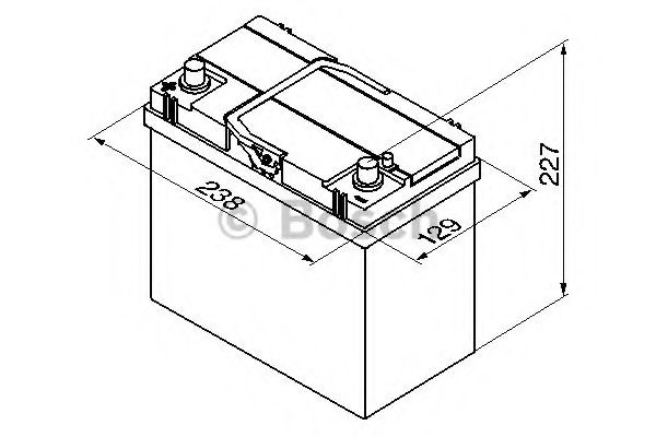Baterie de pornire TOYOTA YARIS (P1) (1999 - 2005) BOSCH 0 092 S40 230 piesa NOUA