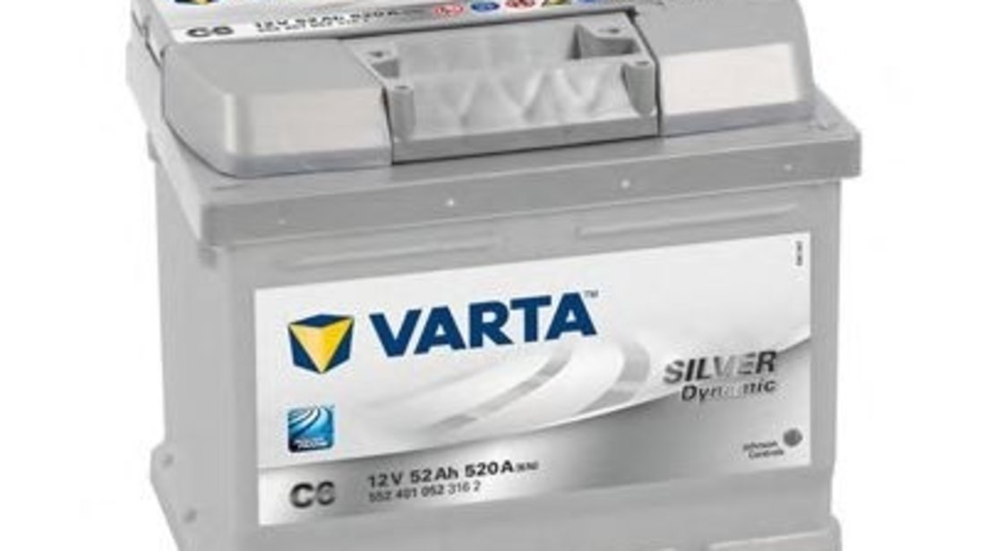 Baterie de pornire VW POLO (6R, 6C) (2009 - 2016) VARTA 5524010523162 piesa NOUA