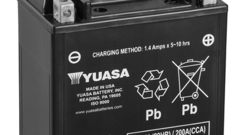 Baterie de pornire (YTX14LBS YUASA) BUELL MOTORCYCLES,HARLEY-DAVIDSON MC