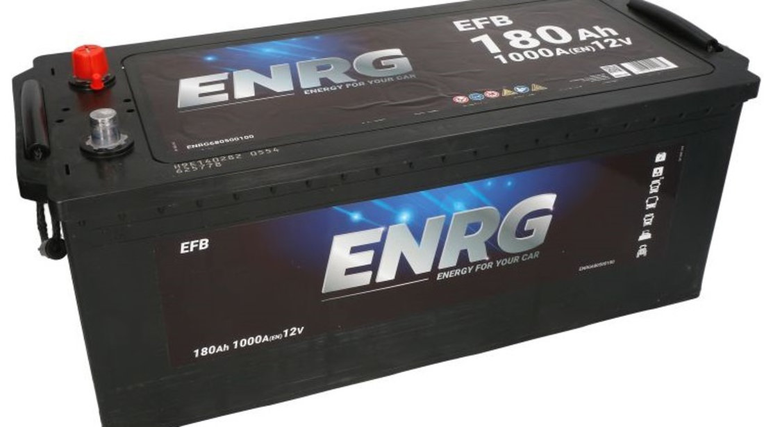 Baterie Enrg 180Ah 1000A 12V ENRG680500100