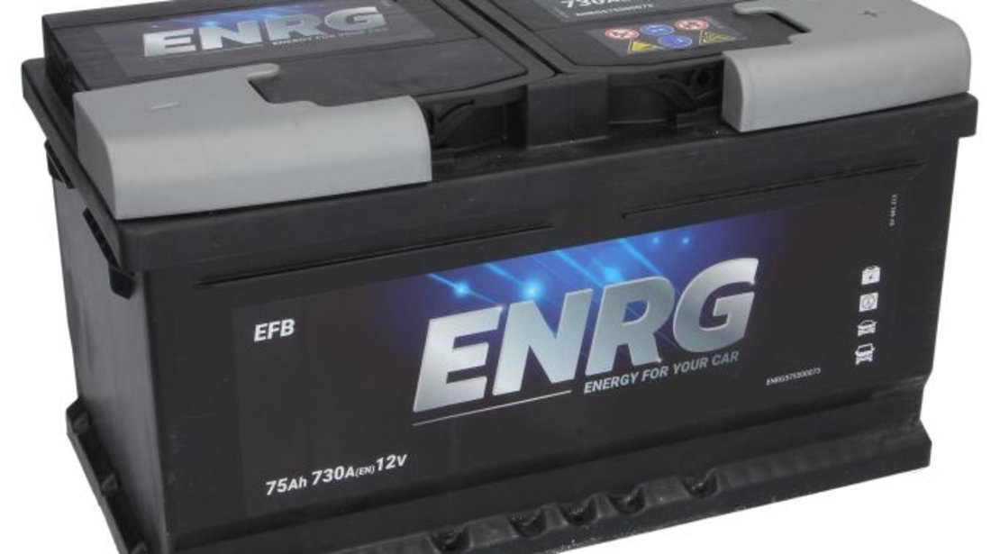 Baterie Enrg 75Ah 730A 12V ENRG575500073