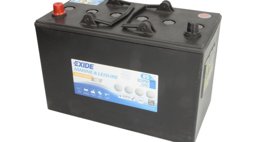 Baterie EXIDE 12V 85Ah GEL (L+ Borna standard) 350x175x235 B00 - fara flansa montare Aplicatii duale cod intern: CI9355CK