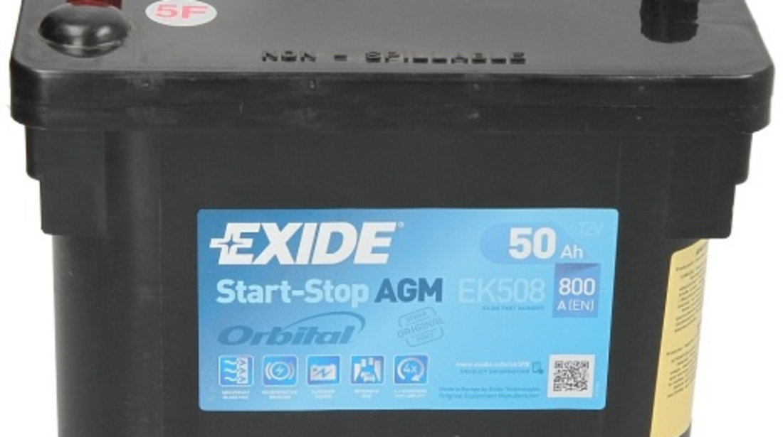 Batterie Exide Start Stop AGM EK508 Exide Start Stop