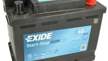 Baterie Exide Agm Start-Stop 60Ah 680A 12V EK600