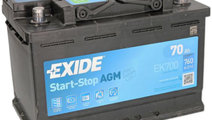 Baterie Exide Agm Start-Stop 70Ah 760A 12V EK700