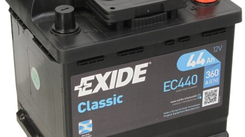 Baterie Exide Classic 44Ah 360A 12V EC440